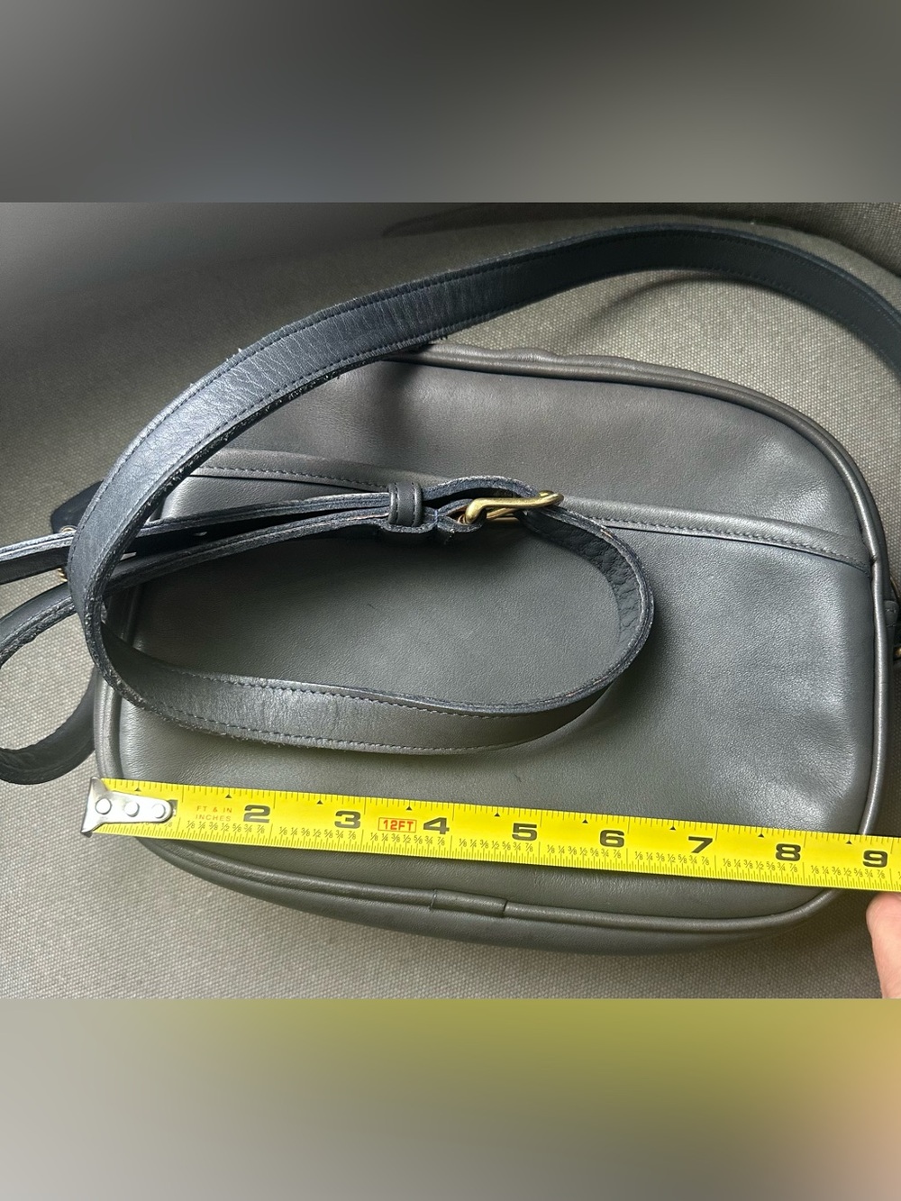Vintage coach blue/ grey camera bag - Picture 10 of 12
